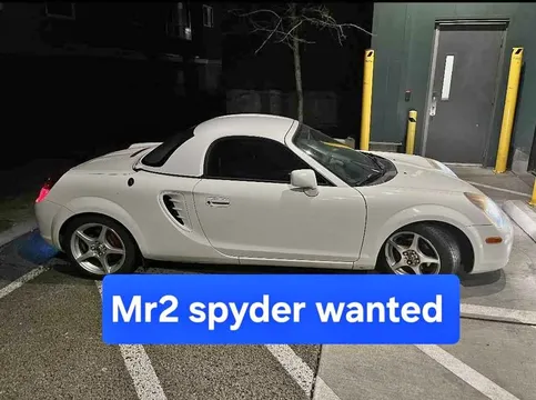 2001 Toyota MR2 Spyder Convertible 2D