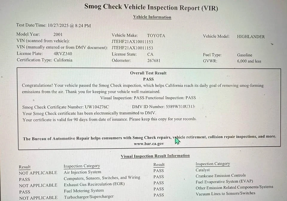 2001 Toyota Highlander - Image 15 of 15