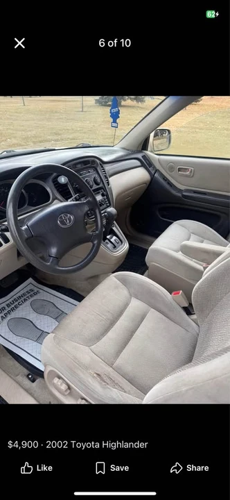 2001 Toyota Highlander - Image 6 of 6