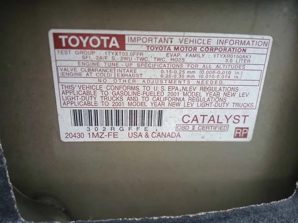 2001 Toyota Highlander - Image 17 of 20