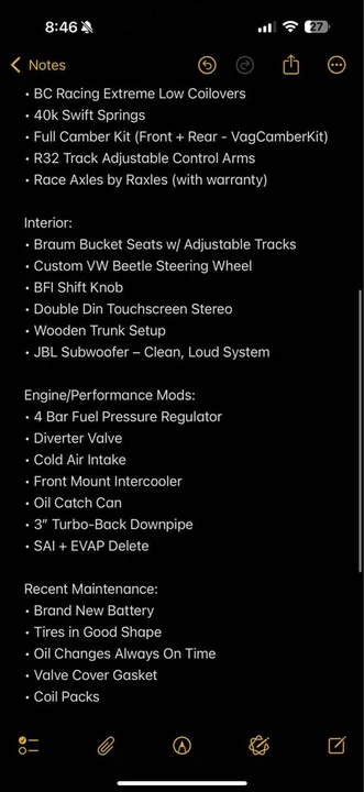 2001 Volkswagen GTI Mk4 - Image 11 of 14