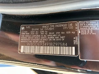 2001 BMW E39 M5 - Image 5 of 5
