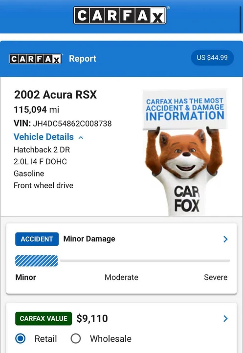 2002 Acura RSX - Image 9 of 9