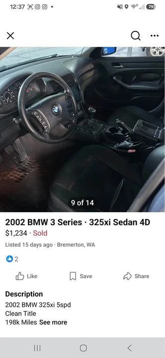 2002 BMW E46 3 Series - Image 6 of 10