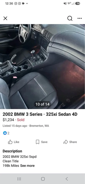 2002 BMW E46 3 Series - Image 8 of 10