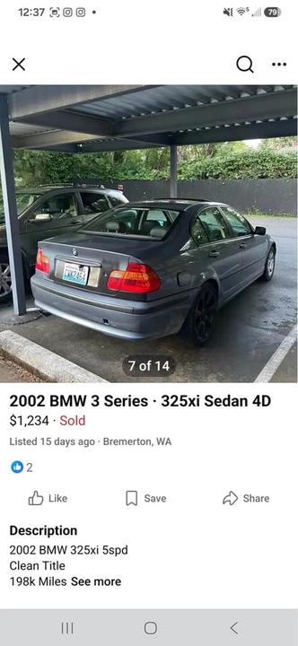 2002 BMW E46 3 Series - Image 7 of 10