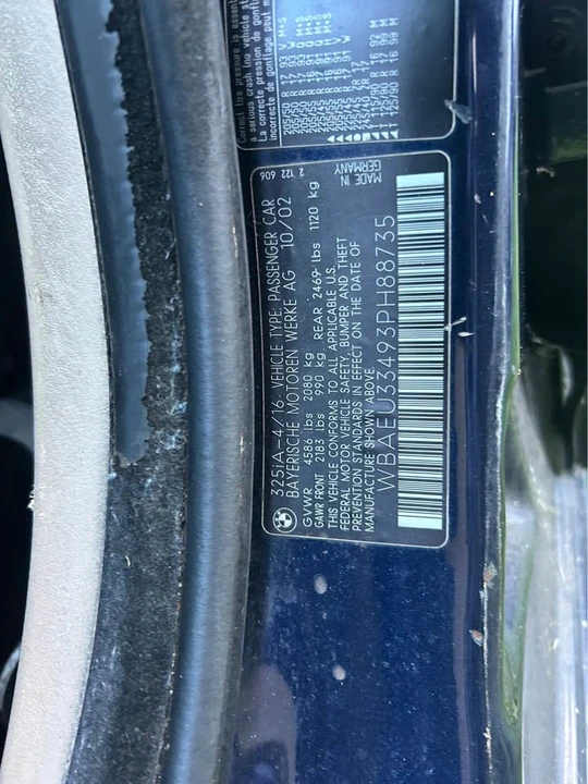 2002 BMW E46 3 Series - Image 5 of 6