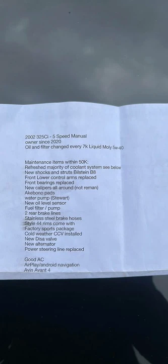 2002 BMW E46 3 Series - Image 16 of 16
