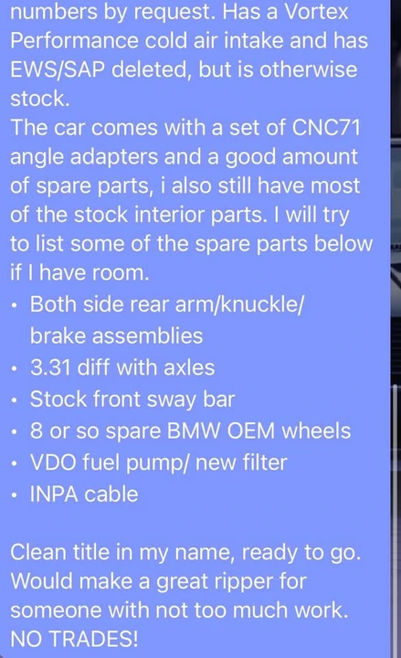 2002 BMW E46 3 Series - Image 6 of 6