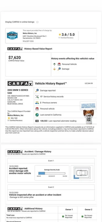 2002 BMW E39 5 Series - Image 12 of 12