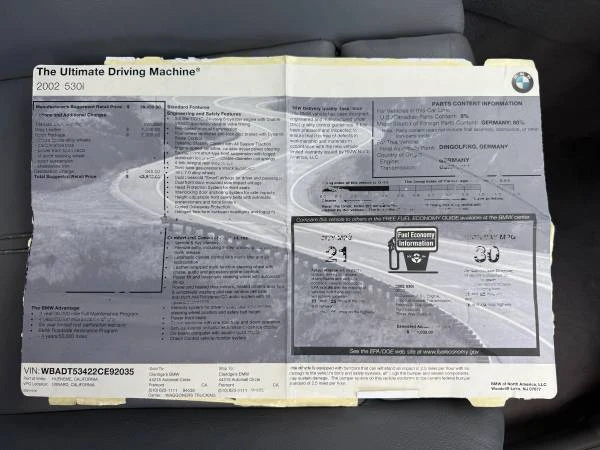 2002 BMW E39 5 Series - Image 16 of 21