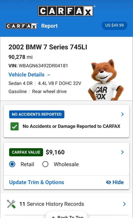 2002 BMW E65/E66 7 Series - Image 23 of 23