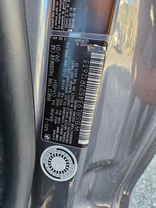 2002 BMW E46 M3 - Image 8 of 23