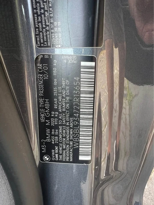 2002 BMW E46 M3 - Image 16 of 20