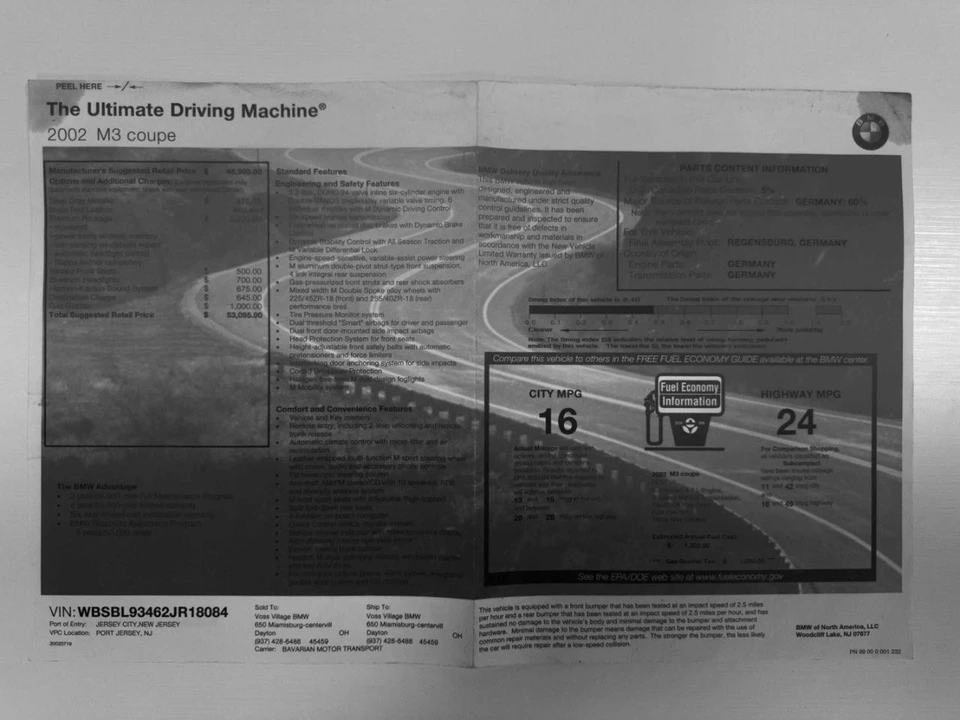 2002 BMW E46 M3 - Image 3 of 31