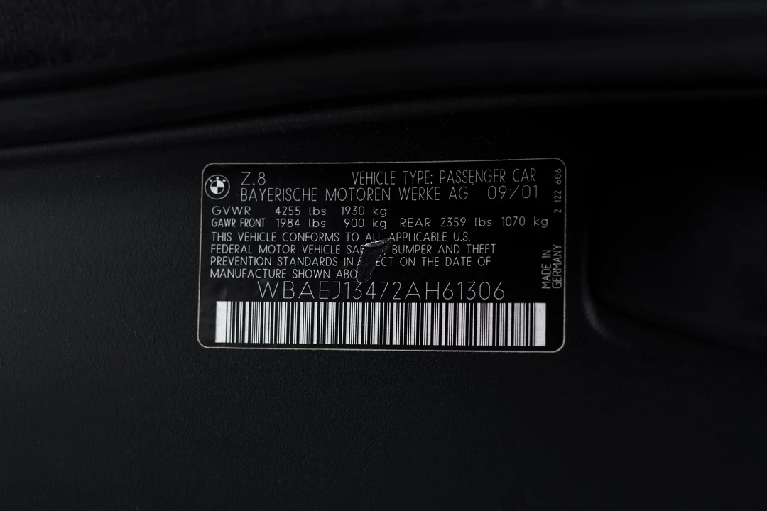 2002 BMW Z8 - Image 26 of 31