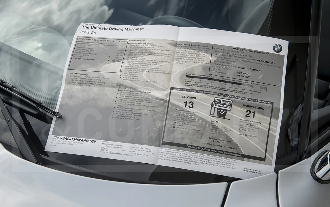 2002 BMW Z8 - Image 18 of 19
