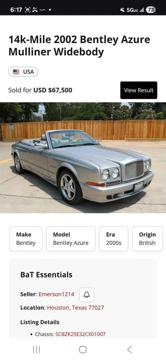 2002 Bentley Azure 1st Gen - Image 20 of 20