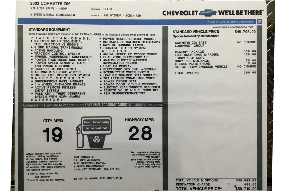 2002 Chevrolet Corvette C5 - Image 7 of 10