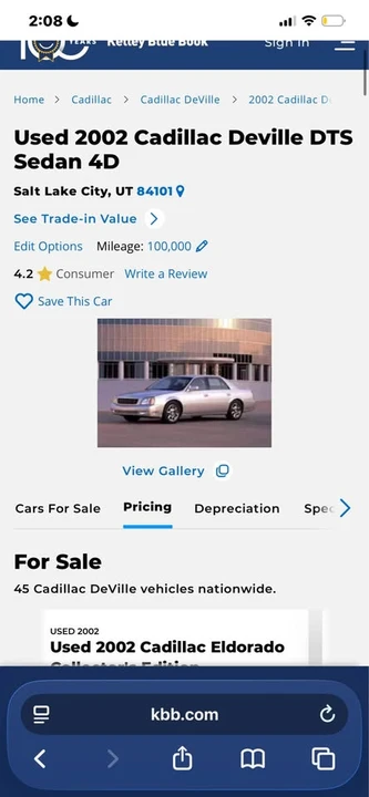 2002 Cadillac DeVille 8th Gen - Image 11 of 11