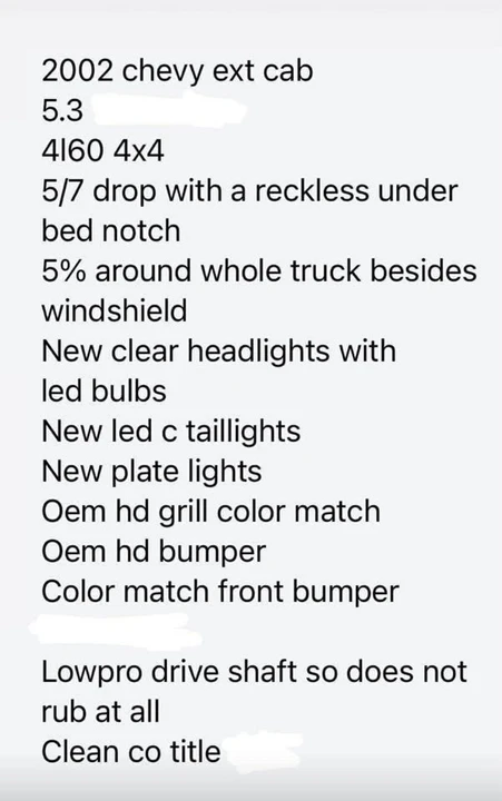 2002 Chevrolet Silverado 1st Gen - Image 4 of 4
