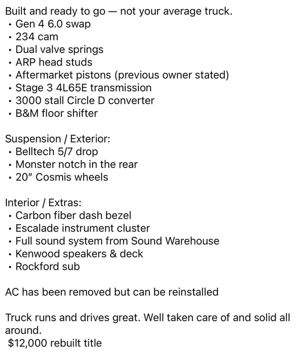 2002 Chevrolet Silverado 1st Gen - Image 2 of 10