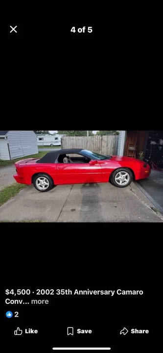 2002 Chevrolet Camaro 4th Gen - Image 14 of 14