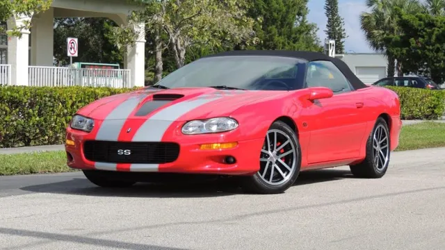 2002 Chevrolet Camaro SS Convertible