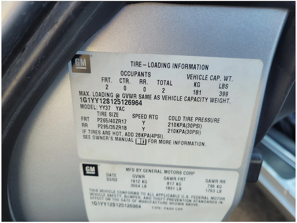 2002 Chevrolet Corvette C5 Z06 - Image 10 of 21