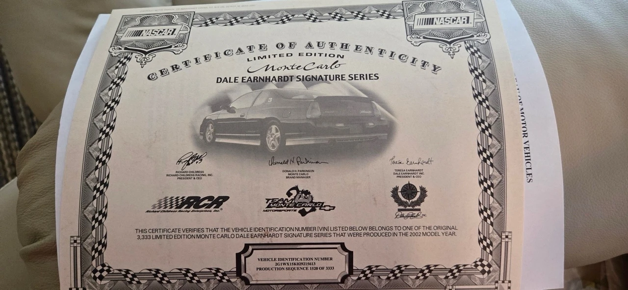 2002 Chevrolet Monte Carlo 6th Gen - Image 20 of 21