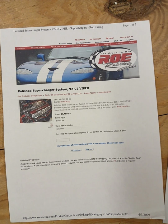 2002 Dodge Viper GTS 2nd Gen - Image 11 of 21