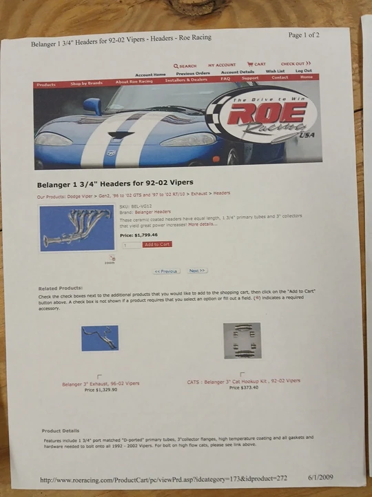 2002 Dodge Viper GTS 2nd Gen - Image 9 of 21