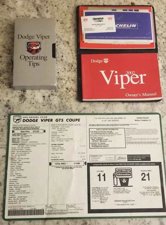 2002 Dodge Viper GTS 2nd Gen - Image 15 of 18