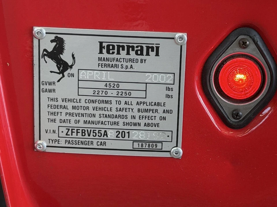 2002 Ferrari 550 Maranello - Image 31 of 31