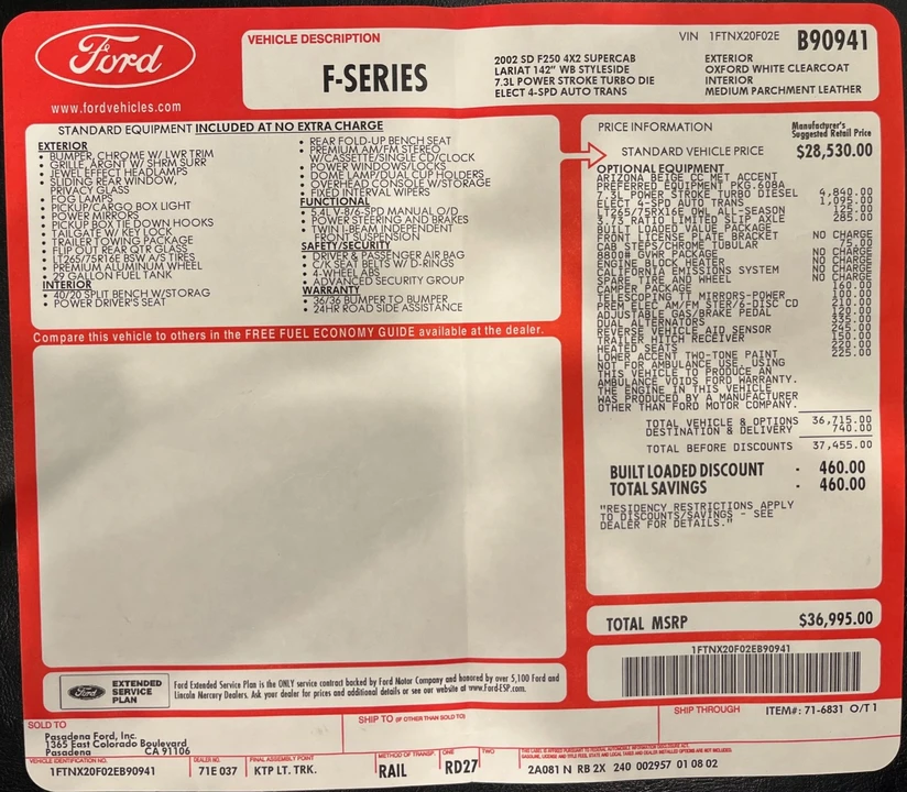 2002 Ford Super Duty 1st Gen - Image 8 of 8