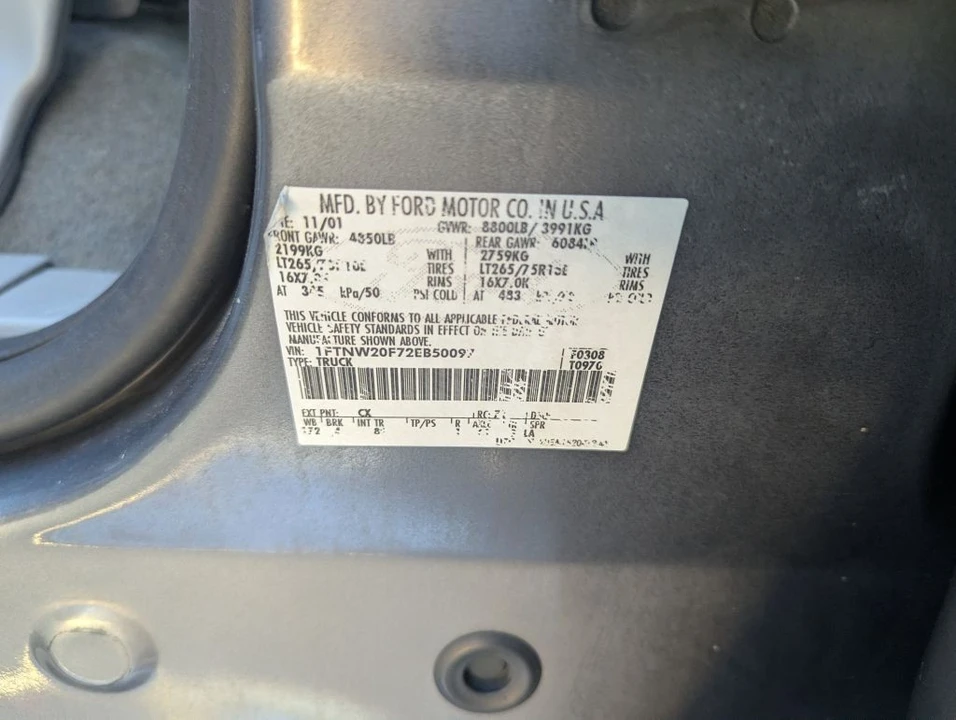 2002 Ford Super Duty 1st Gen - Image 16 of 16