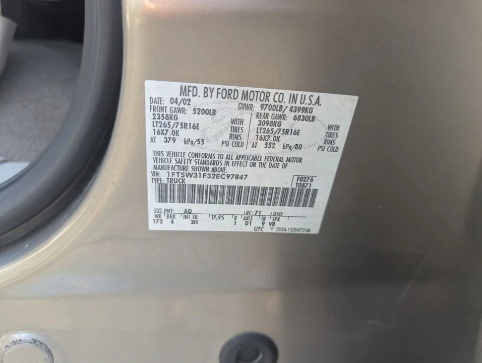 2002 Ford Super Duty 1st Gen - Image 16 of 16