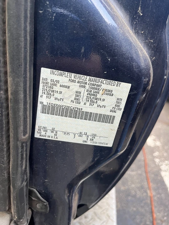 2002 Ford Super Duty 1st Gen - Image 13 of 13