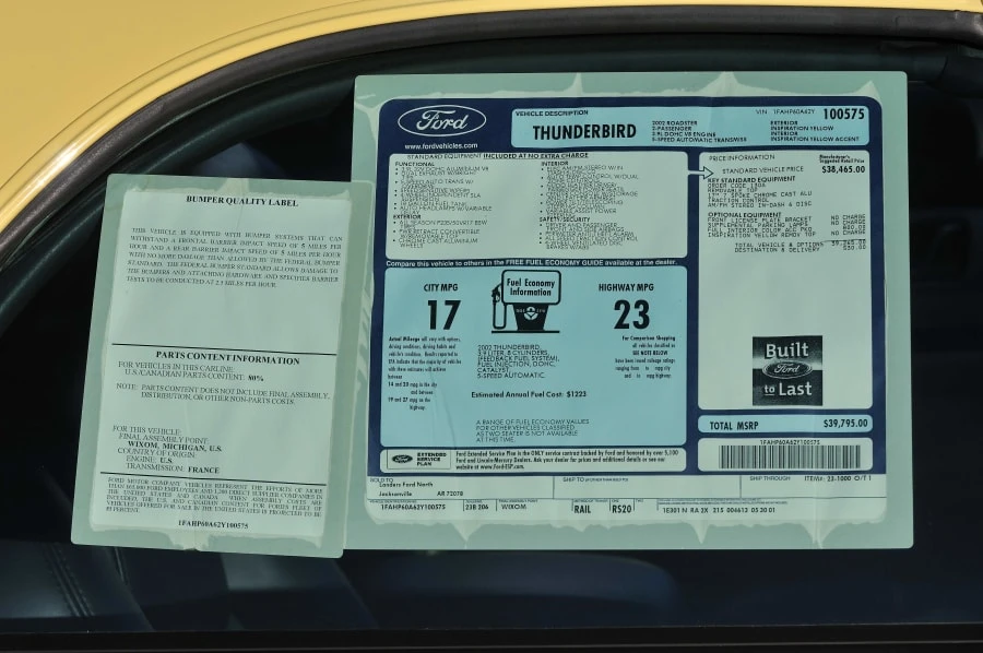 2002 Ford Thunderbird 11th Gen - Image 10 of 12