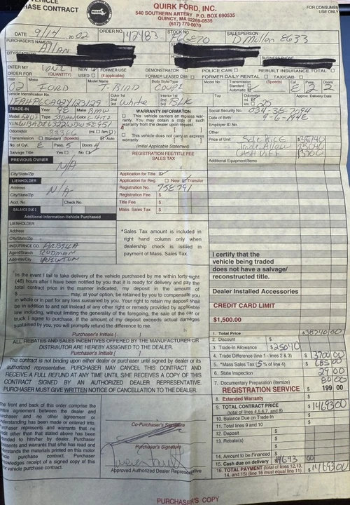 2002 Ford Thunderbird 11th Gen - Image 10 of 10