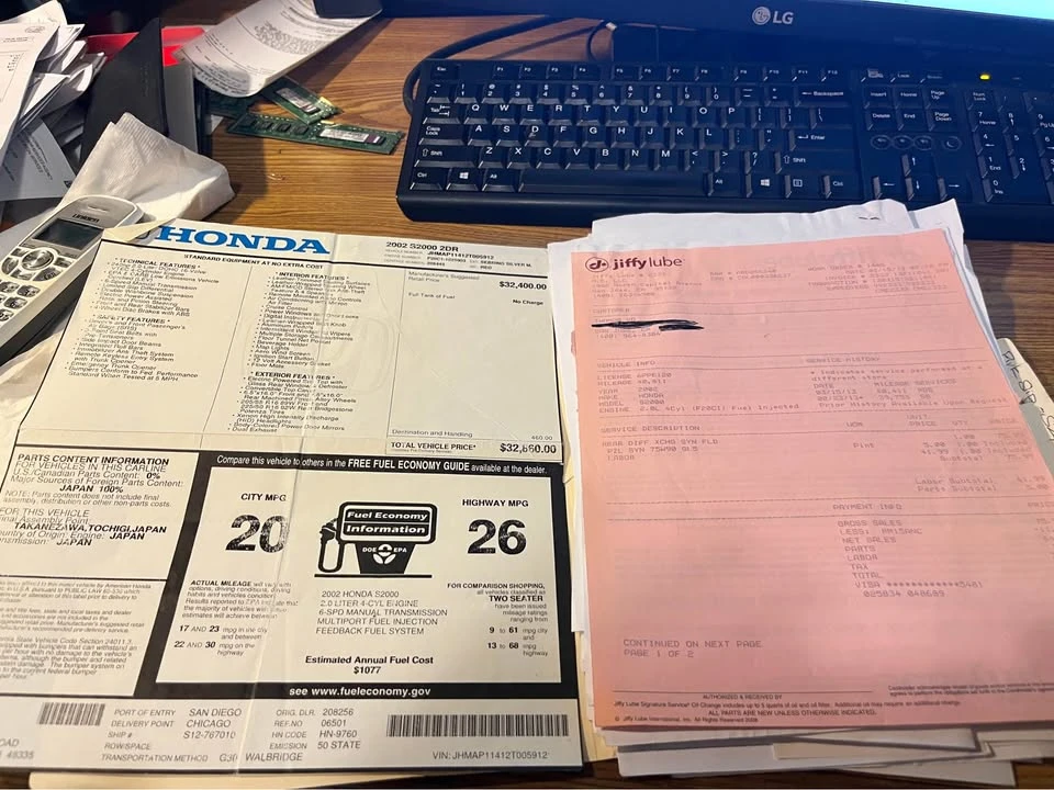 2002 Honda AP1 S2000 - Image 18 of 20