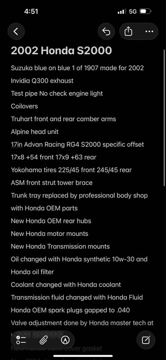 2002 Honda AP1 S2000 - Image 14 of 16