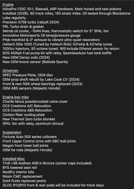 2002 Honda AP1 S2000 - Image 20 of 20