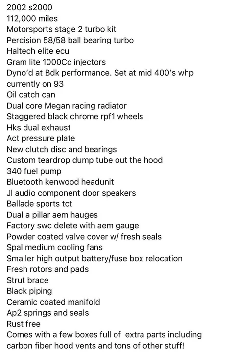 2002 Honda AP1 S2000 - Image 10 of 10