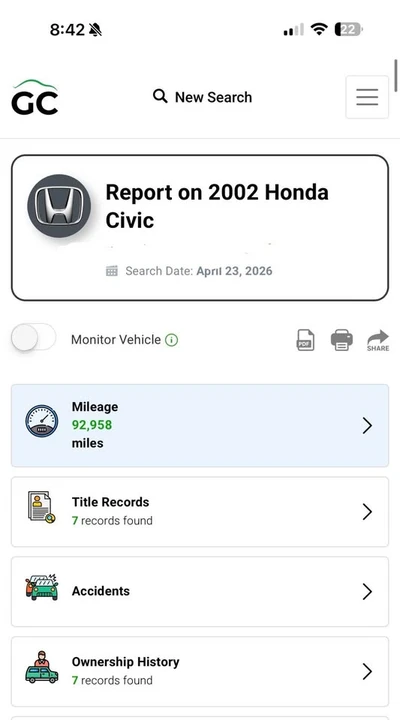 2002 Honda Civic 7th Gen - Image 9 of 9
