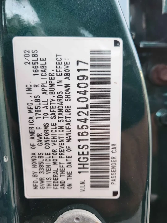 2002 Honda Civic 7th Gen - Image 16 of 18