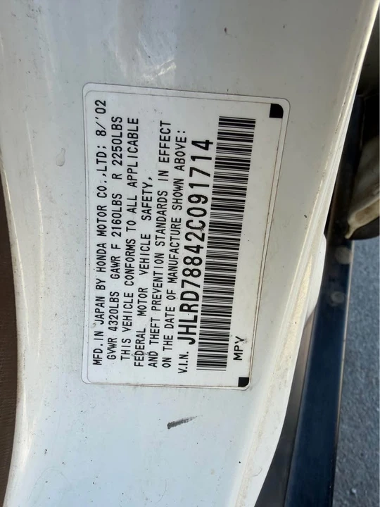2002 Honda CR-V 2nd Gen - Image 7 of 10