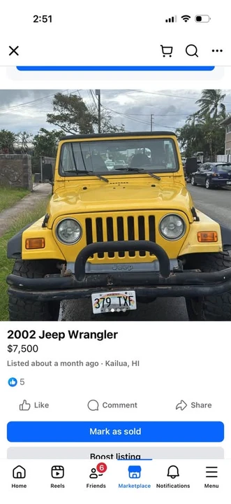 2002 Jeep TJ Wrangler - Image 2 of 5