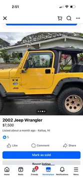 2002 Jeep Wrangler X