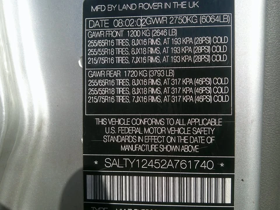 2002 Land Rover Discovery 2nd Gen - Image 14 of 20